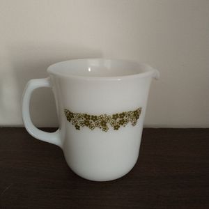 Vintage Crazy Daisy Corning Creamer